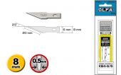 Лезвие перовое для ножа 6 мм OLFA KB4-S/5