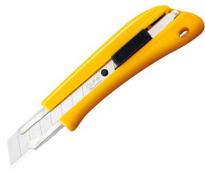 Нож с выдвижным лезвием OLFA с автофиксатором, 18мм BN-AL ― OLFA SHOP