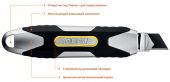 Алюминиевый нож с автоматич. фиксатором OLFA MXP-AL