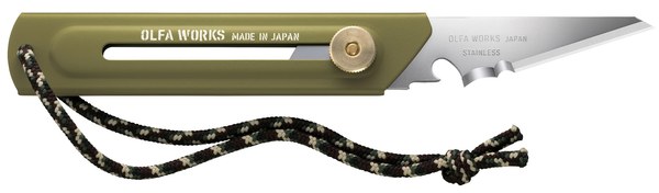 Нож OLFA WORKS BUSHCRAFT KNIFE BK1 многоцелевой со сменным лезвием 18 мм